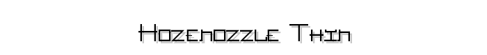 Hozenozzle%20Thin font