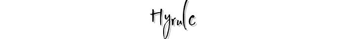 Hyrule font