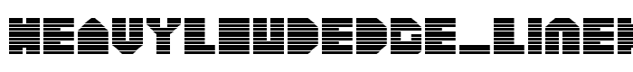 heavyLOUDedge_lineH%20Regular font