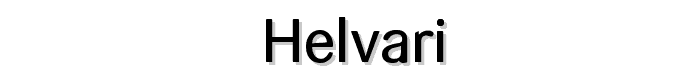 helvari font