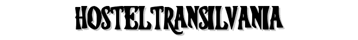 hosteltransilvania font