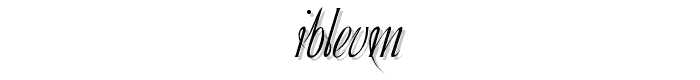 Ibleum font