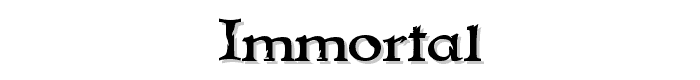 Immortal font