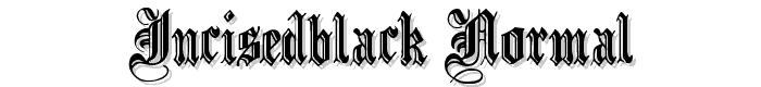 IncisedBlack%20Normal font