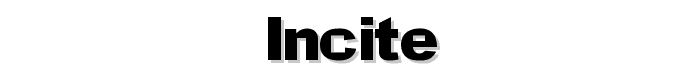 Incite font