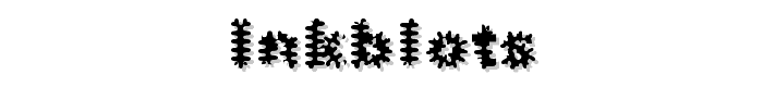 Inkblots font