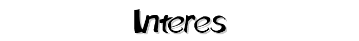 Interes font