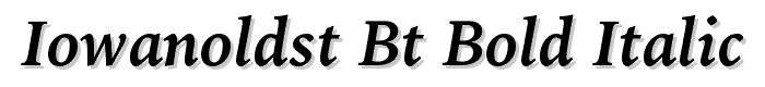 IowanOldSt%20BT%20Bold%20Italic font