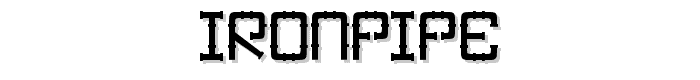 IronPipe font