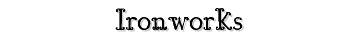 Ironworks%E2%84%A2 font