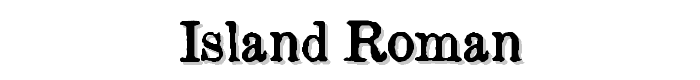 Island%20Roman font