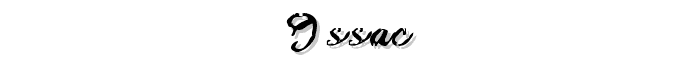 Issac font