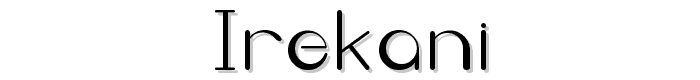 irekani font