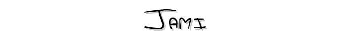 JAMI font