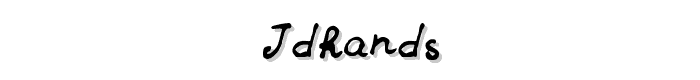 JDHands font