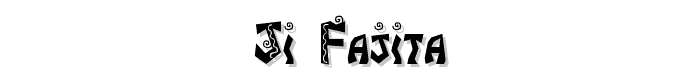 JI%20Fajita font