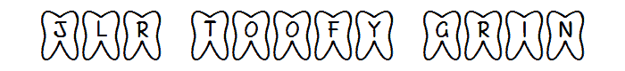 JLR%20Toofy%20Grin font