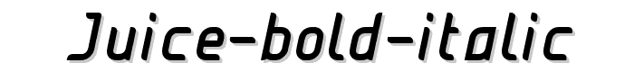 JUICE%20Bold%20Italic font