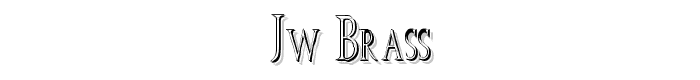 JW%20Brass font