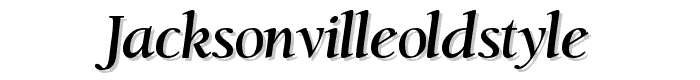 JacksonvilleOldStyle font