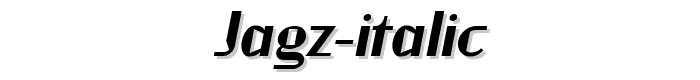 Jagz%20Italic font