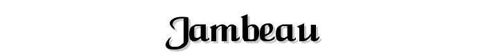 Jambeau font