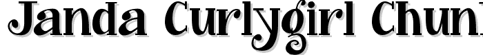 Janda%20Curlygirl%20Chunky font