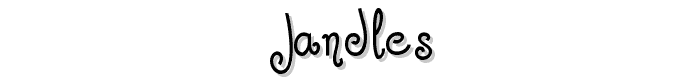 Jandles font