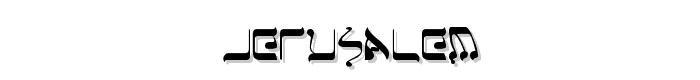 Jerusalem font