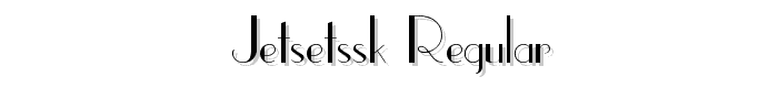 JetSetSSK%20Regular font