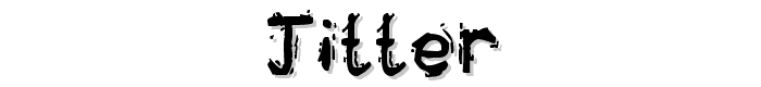 Jitter font