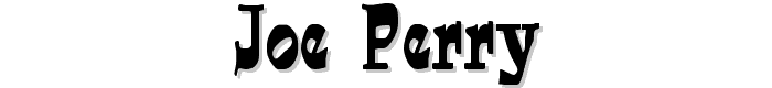 Joe%20Perry font