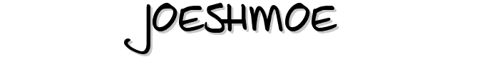 JoeShmoe font