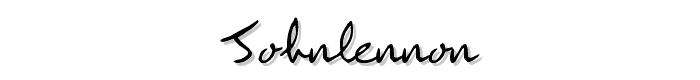 JohnLennon font