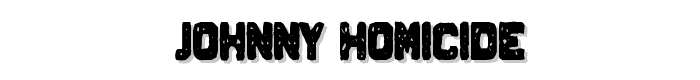 Johnny%20Homicide font