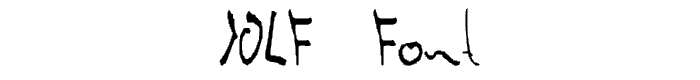 Jolf font