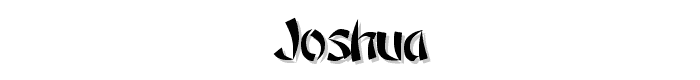 Joshua font