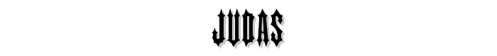 Judas font