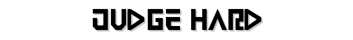 Judge%20Hard font