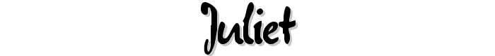 Juliet font