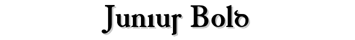 Junius%20Bold font