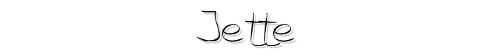 jette font