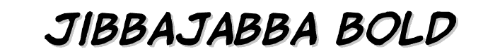 jibbajabba%20Bold font