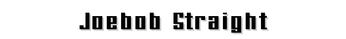 joeBob%20straight font