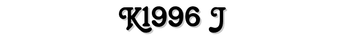 K1996%20J font