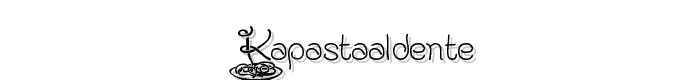 KAPastaAldente font