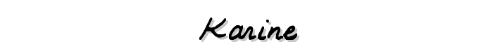 KARINE font