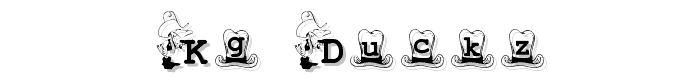 KG_DUCKZ font