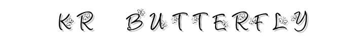 KR%20Butterfly font