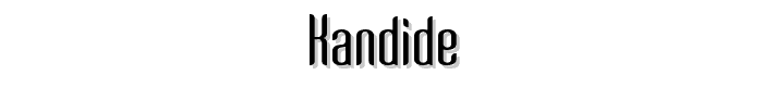 Kandide font